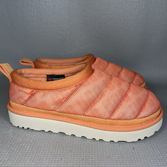 UGG Womens Size 7 Tasman LTA Platform Slip On Comfort Slippers Shoes Peach - Picture 2 of 10